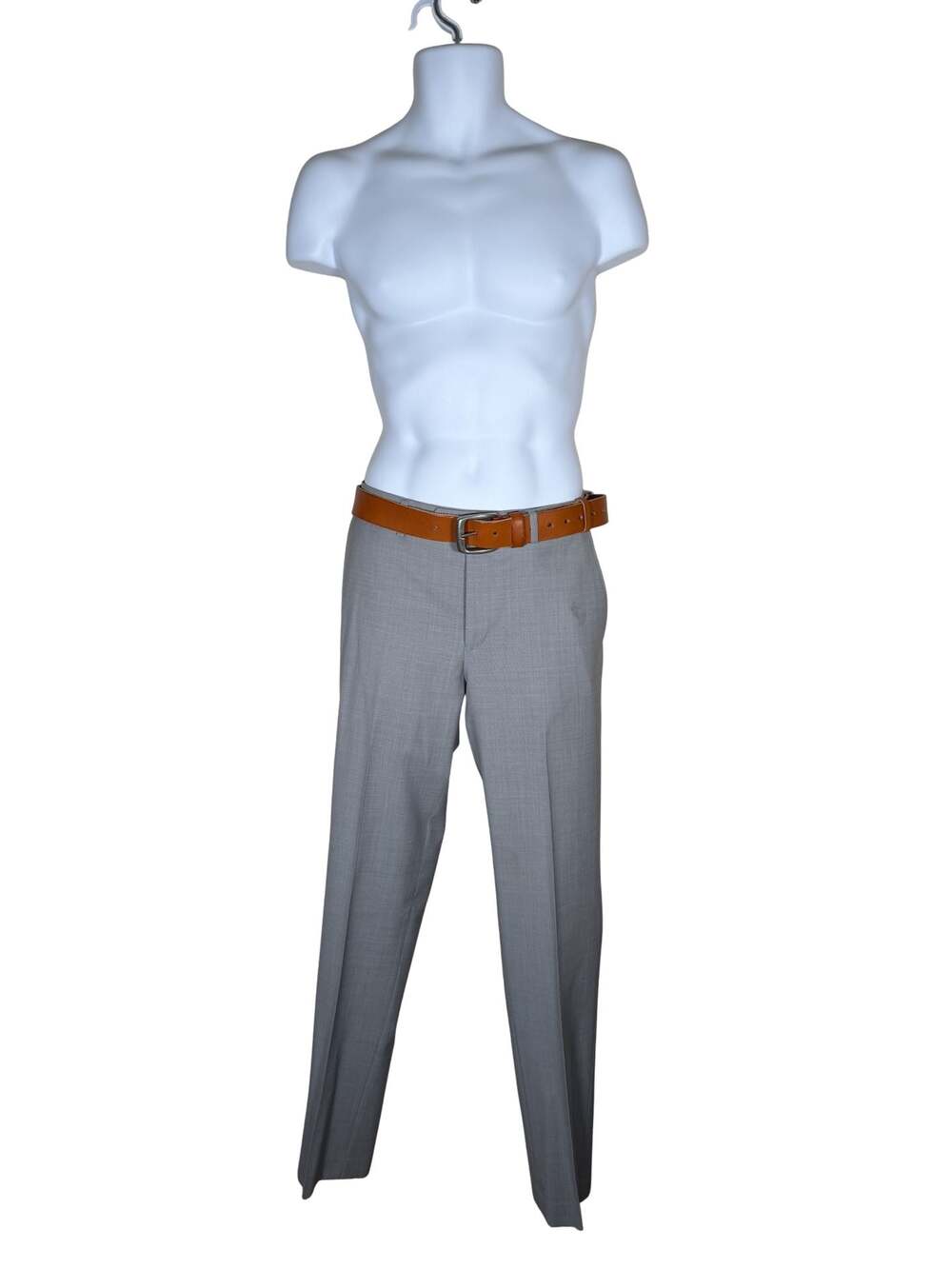Bar III Mens Slim Fit Gray Dress Pants 32x34
